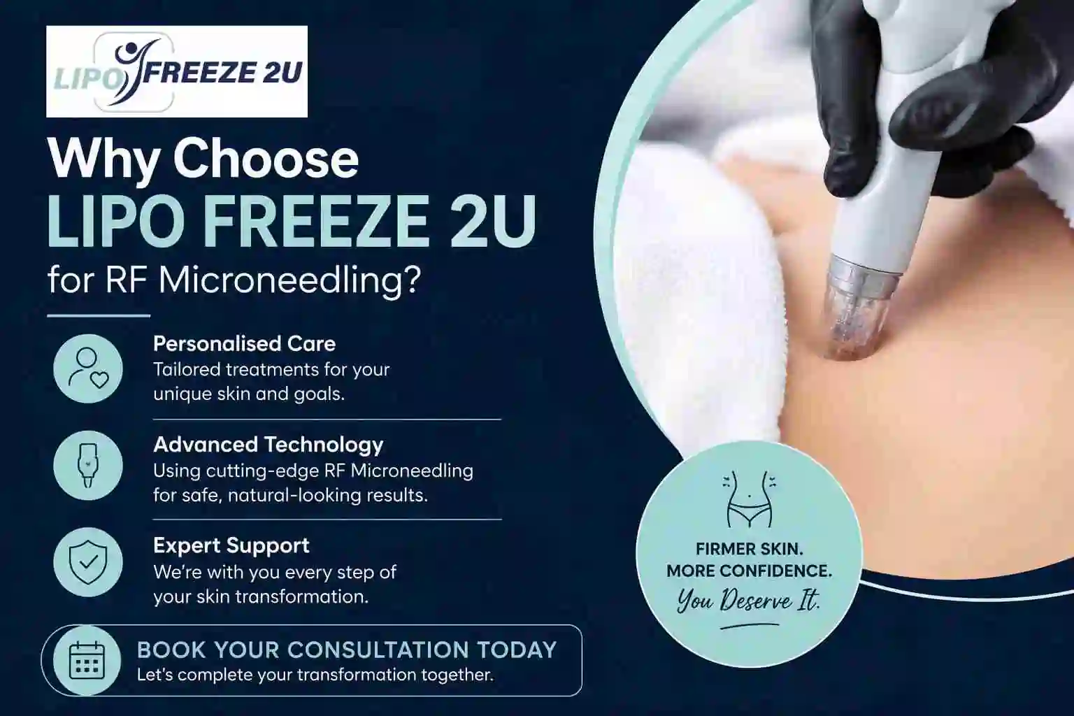 Why Choose LIPO FREEZE 2U for RF Microneedling Swadlincote?